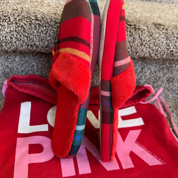 Victoria's Secret Women's Pink Slippers, Backpack and Storage Box Lot. - Picture 8 of 16